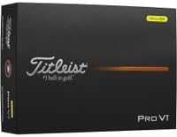 Titleist Pro V1 Yellow Personalized Golf Balls - 2025 Model