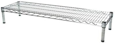 Shelving Inc.12" d x 54" w Chrome Wire Shelving with 1 Tier Shelf, Weight Capacity 800lbs Per Shelf