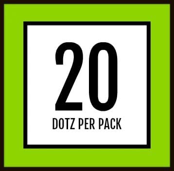Golfdotz - USGA Rule Conforming Golf Ball Markers, Golf Ball Stickers for Marking Balls, No More Smearing from Stamps, Gifts for Golfers, Dads, and Retirees, (18-32-Count)