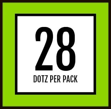 Golfdotz - USGA Rule Conforming Golf Ball Markers, Golf Ball Stickers for Marking Balls, No More Smearing from Stamps, Gifts for Golfers, Dads, and Retirees, (18-32-Count)