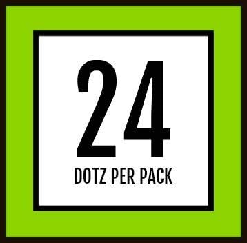 Golfdotz - USGA Rule Conforming Golf Ball Markers, Golf Ball Stickers for Marking Balls, No More Smearing from Stamps, Gifts for Golfers, Dads, and Retirees, (18-32-Count)