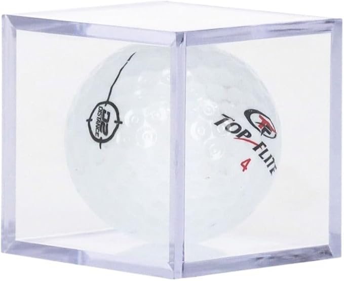 BCW Golf Ball Display Case -6ct | Clear Polystyrene Shell Golf Ball Display | Two-Piece Compact Design | Display Case for Your Collectible Golf Ball | Golf Ball Holder