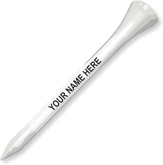 25 Personalized Golf Tees in A Pouch
