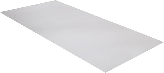 RESILIA Work Bench Mat - 23.5" X 47.5" X 0.06" Scratch-Resistant PVC Mats - Protect Your Workbench, Table, or Tool Station from Painting, Woodworking, Crafting, Building, & More, Clear, Made in USA