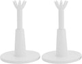 Tbest Rubber Tees for Range Mats 3",CAITON Tee Adjustable Tee Holder Training Driving Long Tea Tee for Lover White (Pack of 2)