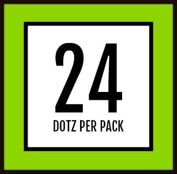 Golfdotz - USGA Rule Conforming Golf Ball Markers, Golf Ball Stickers for Marking Balls, No More Smearing from Stamps, Gifts for Golfers, Dads, and Retirees, (18-32-Count)