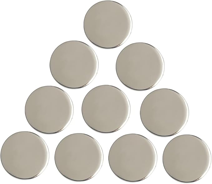 Lot of 10 Golf Ball Markers Assorted Patterns - Soft Enamel Technique