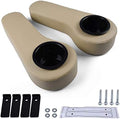 PIT66 Universal Golf Cart Rear Seat Arm Rest Cushion with Cup Holders