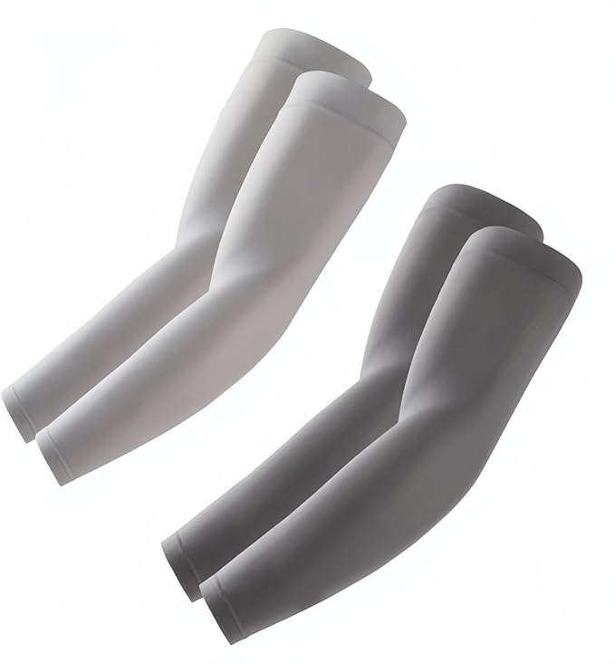 Arm Sleeves, Cooling UV Sun Protection Sports Compression for Men/Women