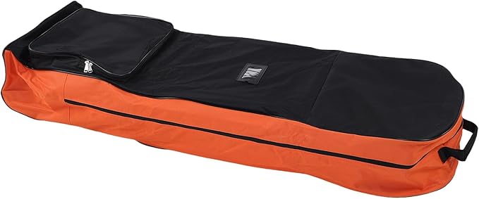 SUNGOOYUE Golf Travel Bag Polyester Foldable Golf Club Cover with Wheels 14.17x8.66x52.36in for Airline Travel Men Accessories