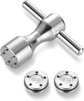 ROYMADE Golf Putter Weights 2pcs 5g/10g/15g/20g/25g/30g/35g/40g/45g with Wrench Kit Set Compatible with Titleist Scotty Cameron Putter Golf Accessory (2pcs 25g+Wrench)