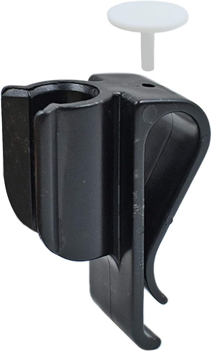 10 Pack Golf Club Bag Clips On Putter Clamp Holder Organizer Value Durable Plastic Black Putting Clip Golf Accessories for Men Women Golfer
