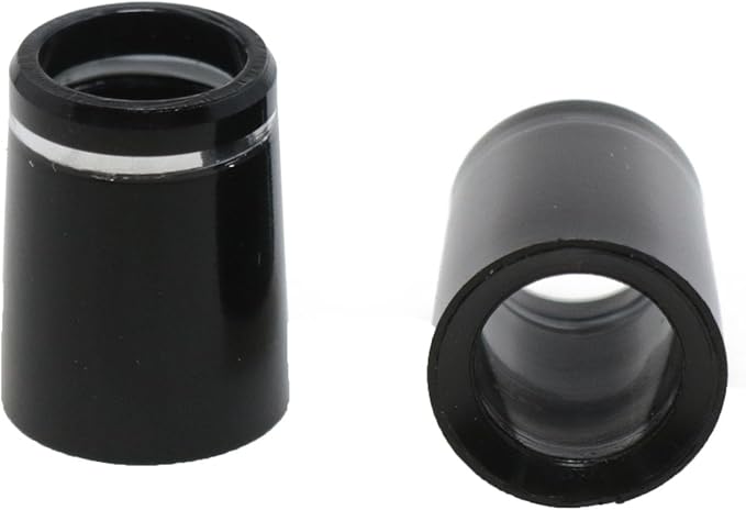 yukata Black Golf Ferrules Golf Club Ferrules Golf Ring Golf Tapered Ferrules 0.335 Golf Club Parts for Most Brands of Irons 10PCS