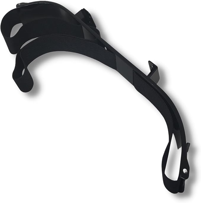 Evolution D5 Ranger & D5 Maverick Golf Bag Holder Bracket Attachment - No Drilling Assembly for 4 Passenger & 6 Passenger Carts - Durable Golf Bag Mount Compatible with Evolution Golf Carts | Black