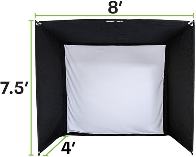 SkyTrak ST+ Golf Simulator – Ultimate Studio Package | Home Golf Simulator with Launch Monitor, Mat, Net & Screen