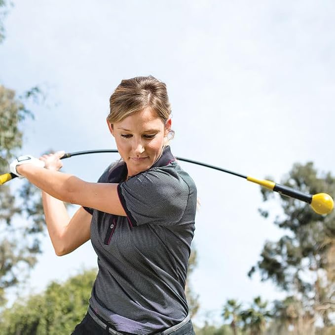 SKLZ Golf Swing Trainer and Warm Up Tool- Essential Golf Accessories for Golfers, Increase Swing Speed, Distance, Balance and Grip Strength