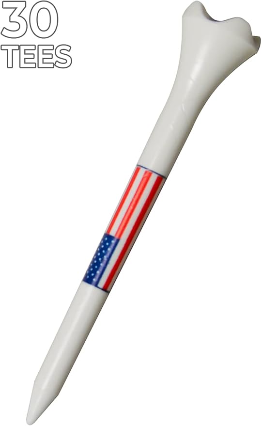 Pride Golf Tee Tees 30 Count, White, 3-1/4 Inch US