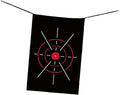 Hitting Net Golf Target Cloth Hanging Circle Backstop Swing Black Portable for Indoor Backyard Practice Golfer Accessories