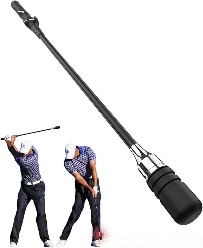 Rocalt Golf Swing Trainer for Right-Handed Players | Click Stick Tempo & Speed Training Aid with Click Sound, Improves Flexibility, Balance & Swing Rhythm