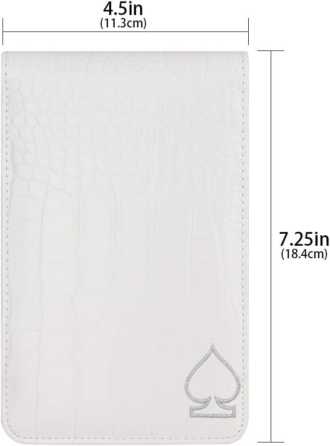 Craftsman Golf Crocodile Pattern Golf Scorecard Holder and Yardage Book Cover Case Protector Also Accept Custom Order with Your Name Stitched Customization Version