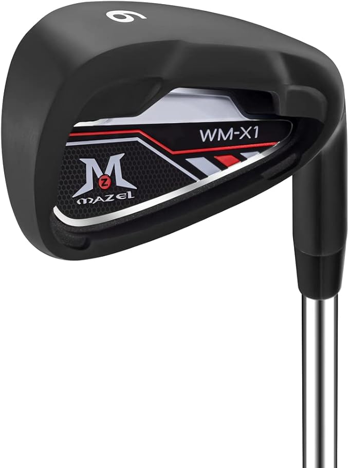 MAZEL WM-X1/2 Individual Men Golf Club Irons 1,2,3,4,5,6,7,8,9,Pitching Wedge,Approach Wedge,Sand Wedge with Graphite/Steel Shafts for Right Handed