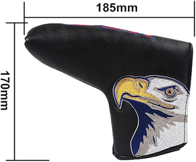 Golf Blade Putter Cover Golf Putter Headcover Synthetic Leather Closure for Scotty Cameron Odyssey Blade Taylormade Ping