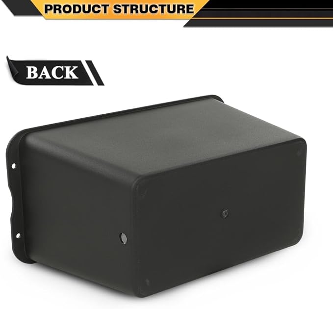 Storage Cooler & Storage Box Insert Compatible with all GTW MACH3 Rear Seat Kits,Except Club Car Ds Models,Black