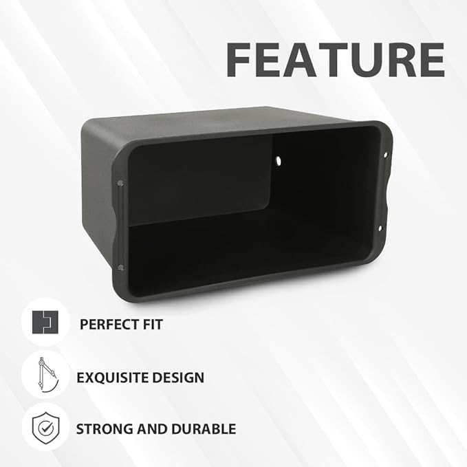 G-PLUS Storage Cooler & Storage Box Insert Compatible with Rear Seat Kits Except Club Car Ds Models Black