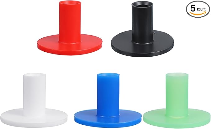 PATIKIL Rubber Golf Tees, Tall Practice Training Driving Range Tee Stable Ball Holder