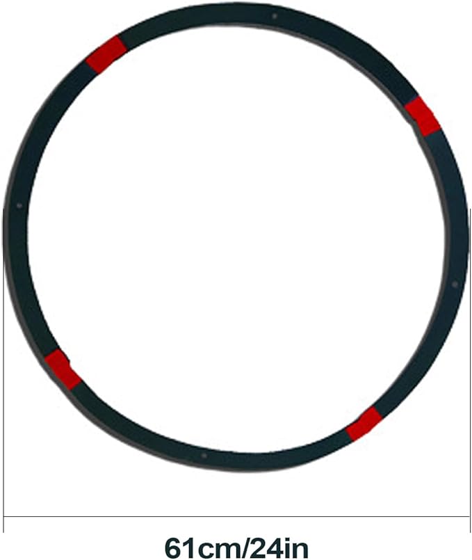 Golf Hole Target Rings - Chipping Aid Circles, Practice Alignment Tools | Foldable Putting Zone Markers, Lightweight Swing Training Equipment, Target Kit with Scenario for Backyard Lawn, Indoor Green