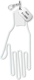 Personalized Custom Golf Gloves Stretcher Support with Engraved Pendant