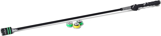 13UnderGolf Golf Swing Trainer Aid for Indoor Practice Speed Training, Improved Rhythm, Grip, Flexibility, Balance, Tempo and Strength