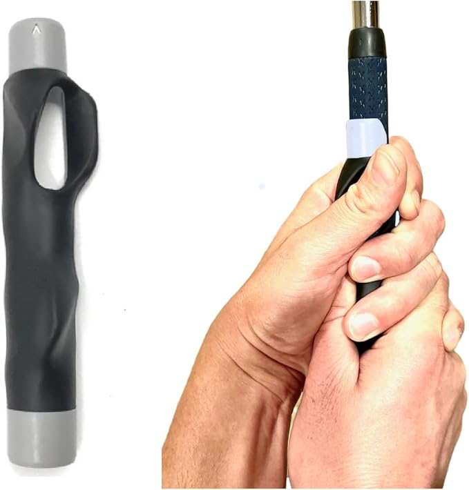 Left or Right Handed Golf Grip Trainer - Golf Swing Aid Club Attachment to Correct Hand Placement