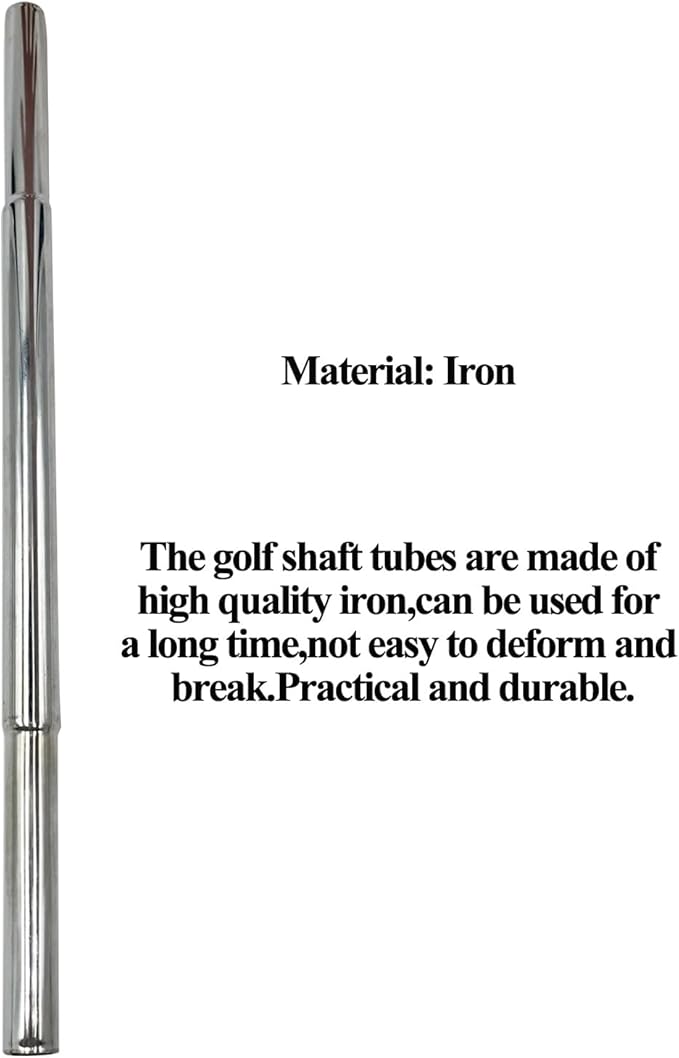 0.580" 0.600" Putter Golf Shaft Extension for Iron/Wooden Golf Club Repair and Replacement of Equipment Accessories 1PCS 2PCS 3PCS Silver
