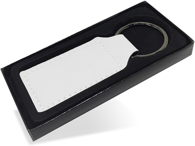 LaserGram Rectangle Keychain, Golfer Golfing, Personalized Engraving Included