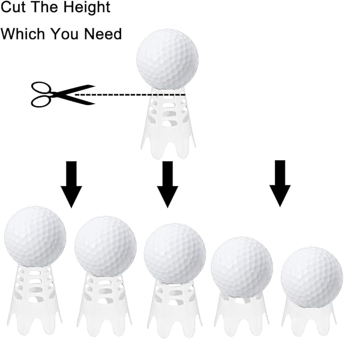 Golf Simulator Tees, Indoor Golf Tees for Simulator, Plastic Practice Golf Mat Tees for Winter Turf and Driving Range