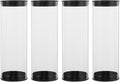 Generic Golf Ball Storage Tube Clear Plastic Golf Ball Holder Container with Cap Small Balls Display Case Organizer for Home and Shop