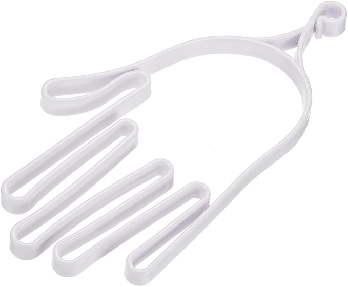 PATIKIL Golf Gloves Stretcher, 1 Pack Plastic Keeper Support Rack Holder Dryer Hanger Frame for Sports Gloves Maintenance, White