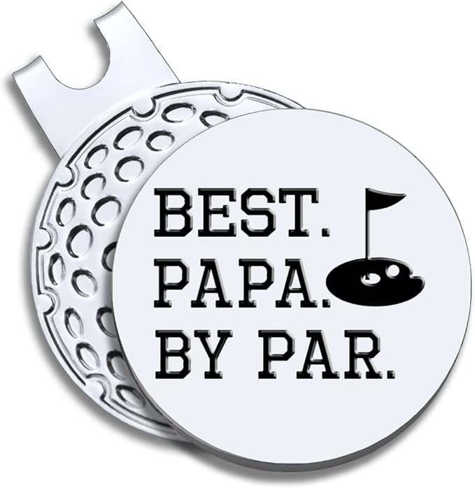 Men Golf Ball Marker with Magnetic Hat Clip, Funny Golf Accessories Gifts for Men, Novelty Birthday Gifts for Male Golfer Fan