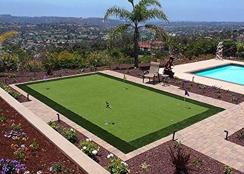 Pro Putting Green Golf Artificial Grass Turf 4FTX26FT， Indoor Outdoor Golf Training Mat, Synthetic Fake Grass for Baseball Football Gym Sports