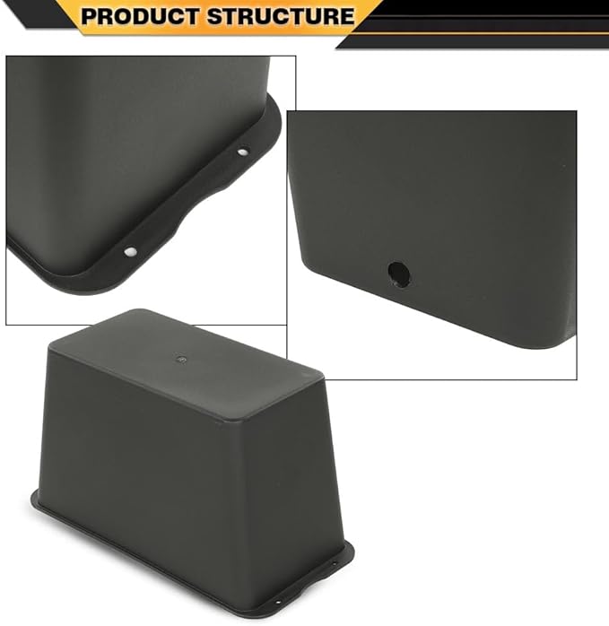 Storage Cooler & Storage Box Insert Compatible with all GTW MACH3 Rear Seat Kits,Except Club Car Ds Models,Black