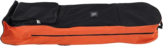 SUNGOOYUE Golf Travel Bag Polyester Foldable Golf Club Cover with Wheels 14.17x8.66x52.36in for Airline Travel Men Accessories