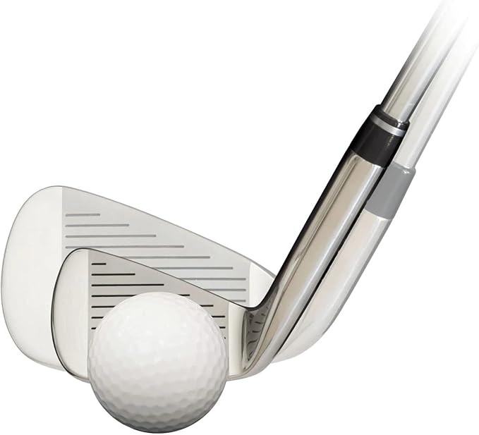 The Little One 7 Iron Right Hand Swing Trainer for Adults: Golf Training Aid for Finding The Sweet Spot (Stiff Flex) Black
