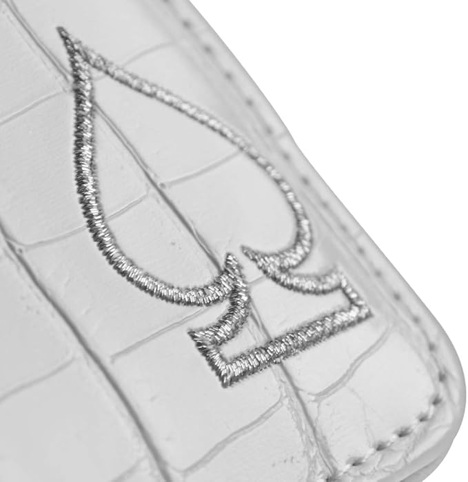 Craftsman Golf Crocodile Pattern Golf Scorecard Holder and Yardage Book Cover Case Protector Also Accept Custom Order with Your Name Stitched Customization Version