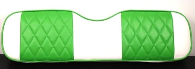 Huskey Parts Company Lime Green Front Seat Cover Diamond Stitch EZGO Freedom TXT 14+, Valor Golf Cart