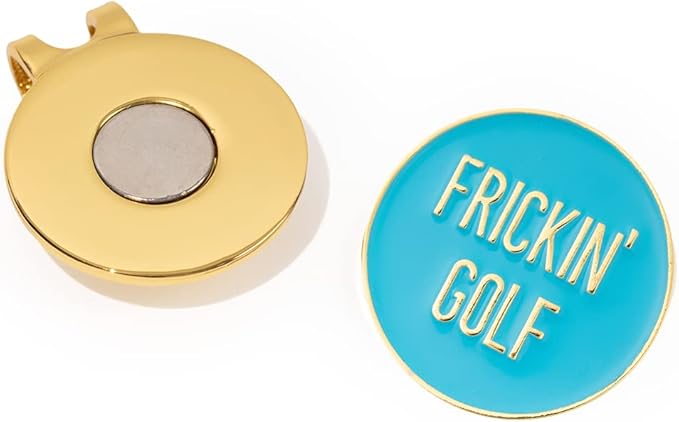 Birdie Girl Women's Golf Ball Marker Hat Clip, Magnetic Golf Ball Marker, Golf Bag Accessories