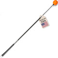 Orange Whip Golf Swing Trainer Aid Patented & Made in USA for Improved Rhythm, Flexibility, Balance, Tempo, and Strength *American Made*
