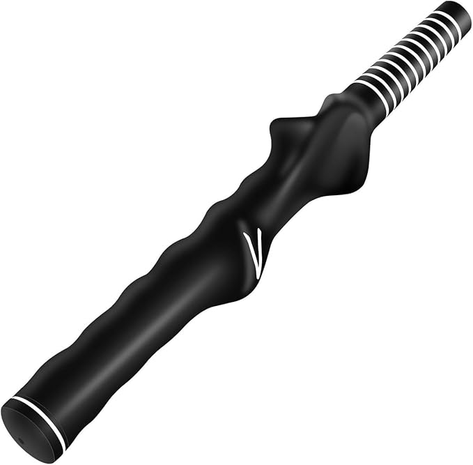 1Pcs Golf Grip Trainer for Improving Hand Positioning | Lightweight Golf Swing Trainer | Molded Anti-Slip Wrist Trainer | Black | Right Hand / Left Hand |