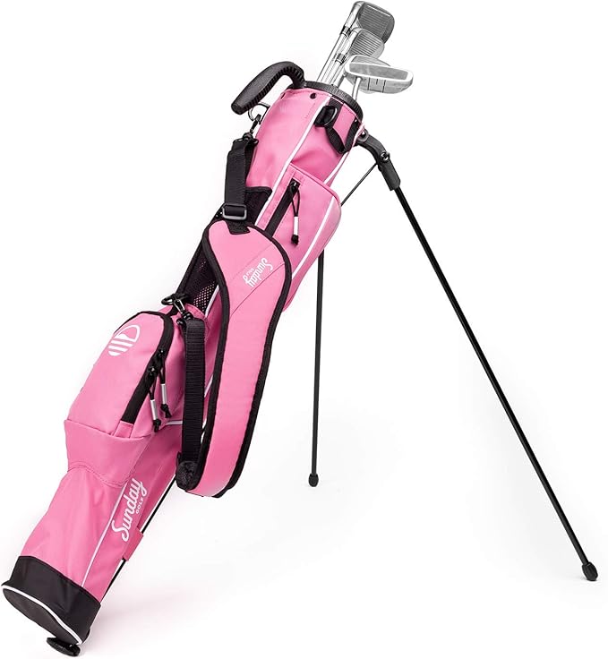 The Original Lightweight Sunday Golf Bag with Stand – Easy to Carry, Durable Pitch & Putt Bag for Driving Range, Par 3 & Executive Courses