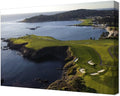 Pebble Beach Golf Course Wall Art Pictures - Pebble Beach Wall Art for Living Room Bedroom Bathroom Home Decorations Framed Artwork Canvas Prints Ready to Hang(28''H x 44''W)